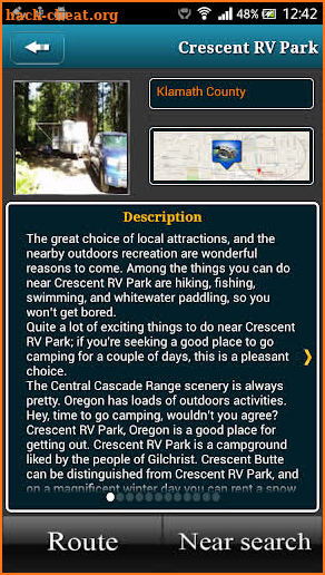 Oregon Campgrounds screenshot