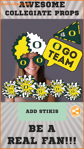 Oregon Ducks Selfie Stickers screenshot