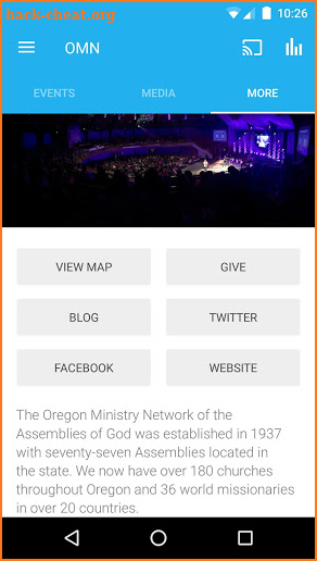 Oregon Ministry Network screenshot
