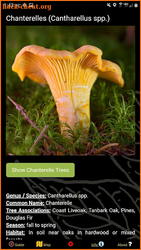 Oregon NW Mushroom Forager Map screenshot
