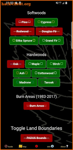 Oregon NW Mushroom Forager Map screenshot