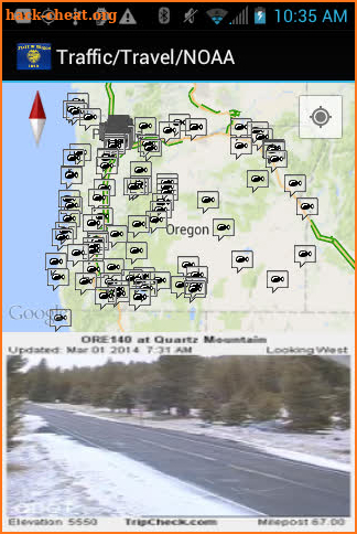 Oregon Traffic Cameras Pro screenshot