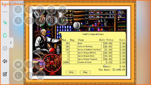 Oregon Trail Deluxe DOS Player screenshot