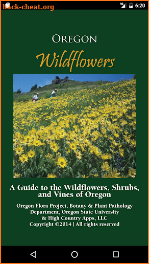 Oregon Wildflowers screenshot