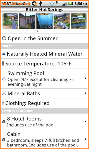 Oregon/Washington Hot Springs screenshot
