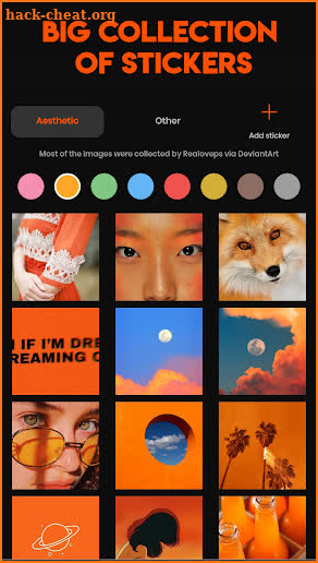 Orenji 🍊 : Free Photo Collage & Backgrounds maker screenshot