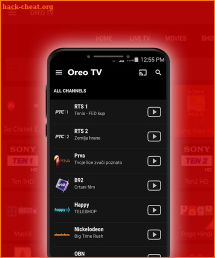 Oreo Tv: Indian Movies & live Cricket tv info 2020 screenshot