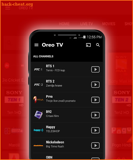 Oreo Tv: Indian Movies & live tv info 2020 screenshot