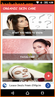 Organic Skin Care & Beauty Care: Homemade Remedies screenshot