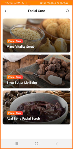 Organic Skincare Recipes screenshot