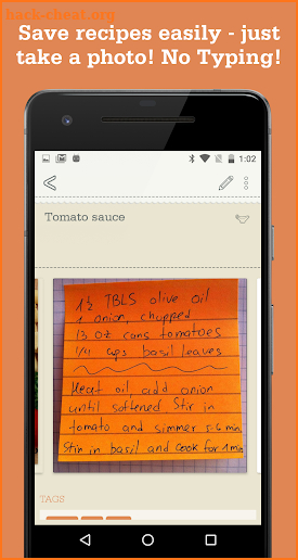 OrganizEat: my cookbook recipe box organizer screenshot