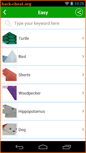 Origami screenshot