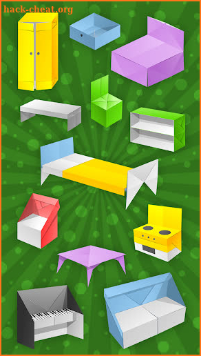 Origami Furniture: How To Make Paper Crafts screenshot