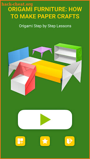 Origami Furniture: How To Make Paper Crafts screenshot