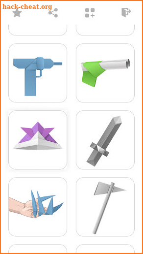Origami Weapons Guide: How To Make Paper Crafts screenshot