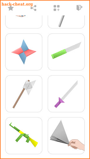 Origami Weapons Guide: How To Make Paper Crafts screenshot