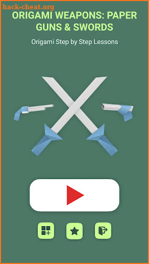 Origami Weapons Instructions: Paper Guns & Swords screenshot