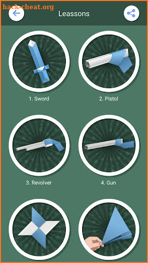 Origami Weapons Schemes: Paper Guns & Swords screenshot