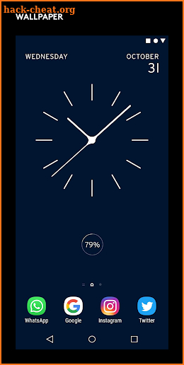 Origin Clock Wallpaper and Widget screenshot