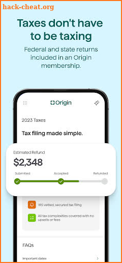 Origin - Financial Planning screenshot