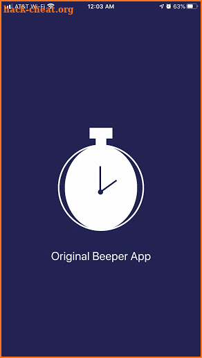 Original Beeper App screenshot