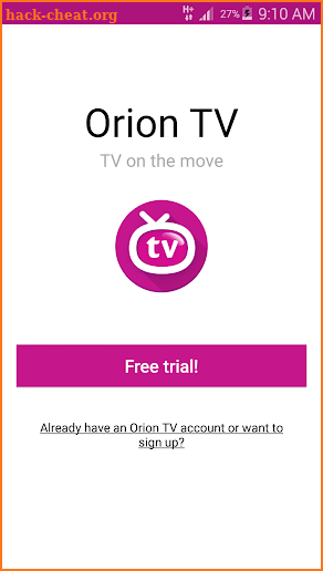 Orion TV screenshot