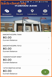 Oritani Bank Mobile App screenshot