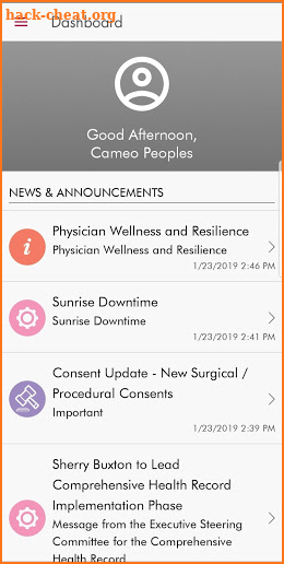 Orlando Health Mobile screenshot