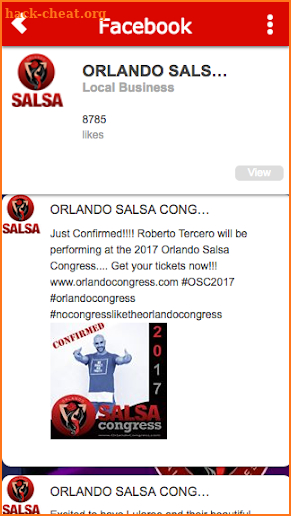 Orlando Salsa Congress screenshot