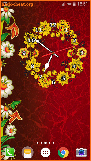 Ornament Clocks Live Wallpaper screenshot