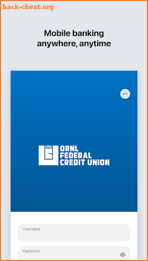 ORNL Federal Credit Union screenshot
