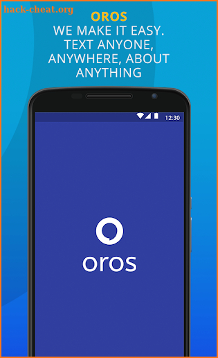 Oros Group Chat and Worldwide Text Messaging App screenshot