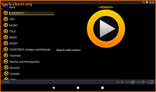 ORP (Online Radio Player) screenshot