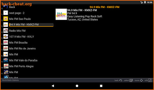 ORP (Online Radio Player) screenshot