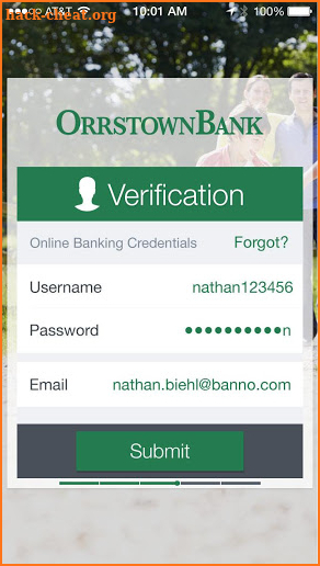 Orrstown Bank Mobile screenshot