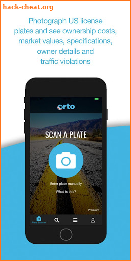 Orto: Run a License Plate From a Photo screenshot
