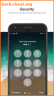 OS 11 Locker - Keypad Lock Screen (Phone 8 Style) screenshot