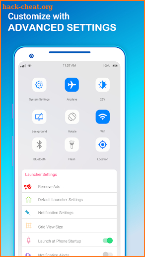 OS 12 X Launcher screenshot