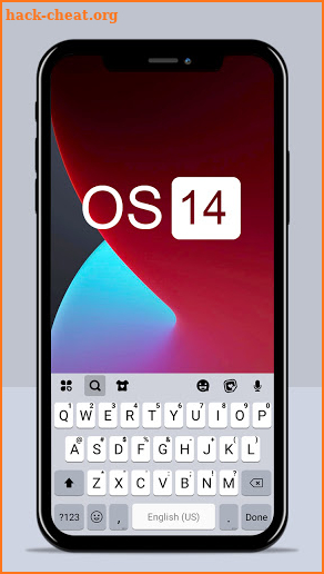 OS 14 New Keyboard Background screenshot