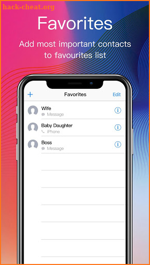 Os11 Dialer- Phone X Contacts & Call Log screenshot