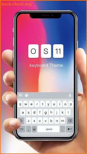 OS11 keyboard for phone 8 screenshot