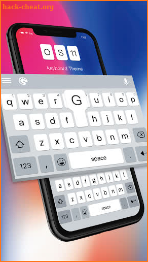 OS11 keyboard for phone 8 screenshot