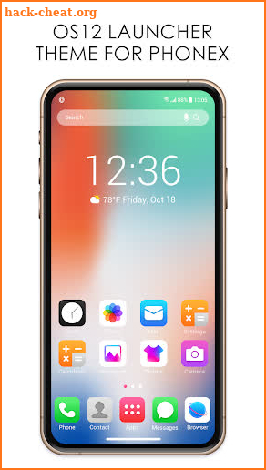 OS12 Launcher for Phone X screenshot