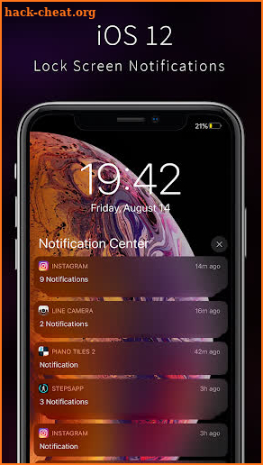 OS12 Lockscreen - Lock screen for iPhone 11 screenshot