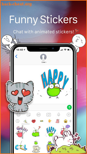 OS12 Messenger for SMS 2019 - Call app screenshot