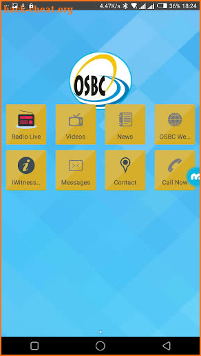 OSBC Android App screenshot