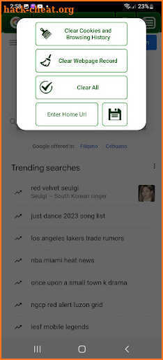 Osborx Browser screenshot