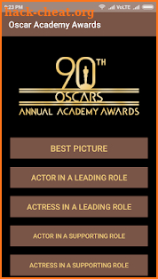 Oscar Awards 2018 screenshot