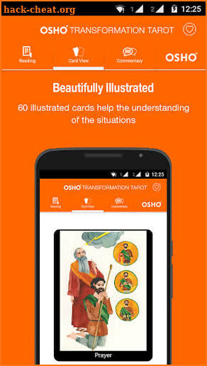 OSHO Transformation Tarot screenshot