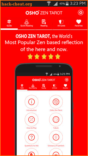 Osho Zen Tarot screenshot